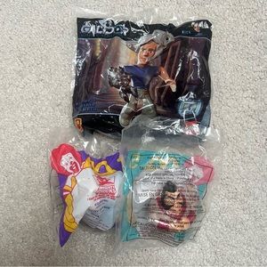Three Sealed McDonald’s Happy Meal Toys
